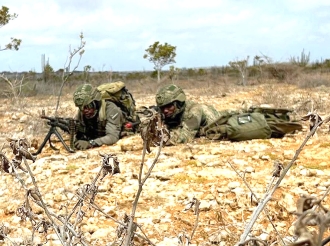 Militarnan di Aruba tambe den training intensivo di ‘Caribbean Strike’ na Bonaire